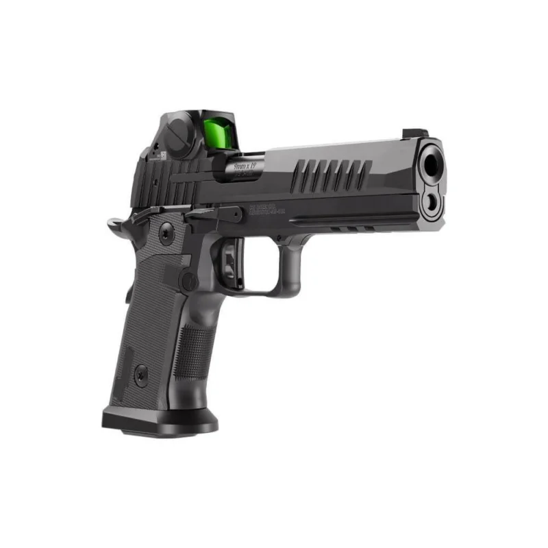 Sig Sauer P211 GT5 9mm 5 in ROMEO-X optic-ready pistol, black Nitron finish, G10 grips