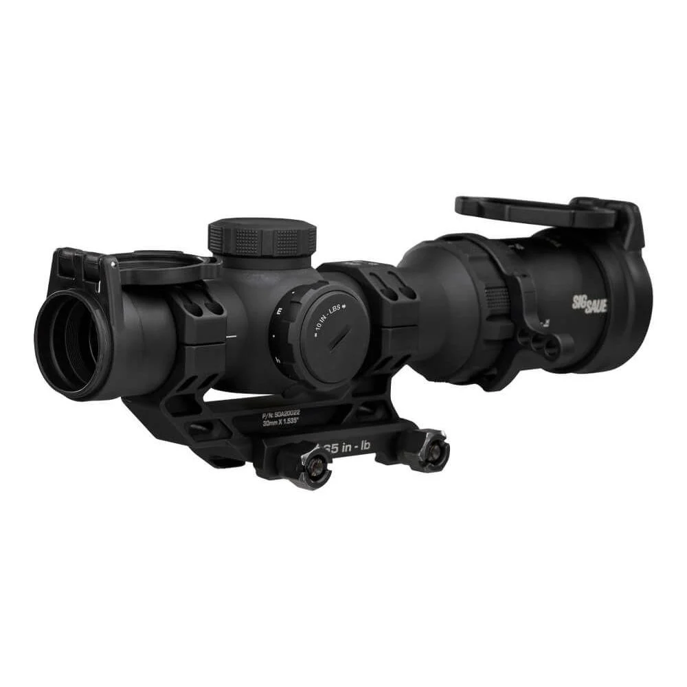 Sig Sauer Tango-MSR Compact 1-6x24mm scope in black with factory Alpha-MSR mount