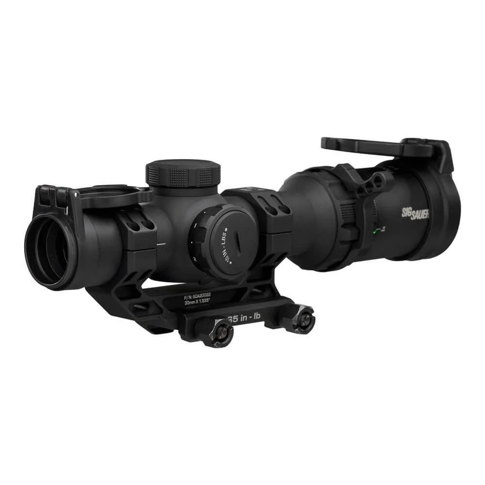 Sig Sauer Tango-MSR Compact 1-8x24 SFP scope with Alpha-MSR mount, black finish