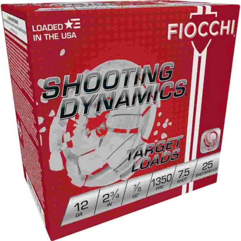 Fiocchi Shooting Dynamics 12ga 2.75in 7/8oz #7.5 25ct box