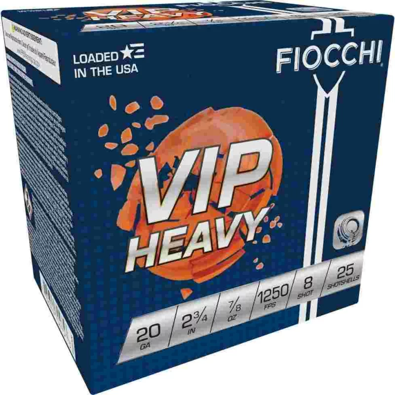 Fiocchi Exacta VIP 20ga 2-3/4" 7/8oz #8 25rd box