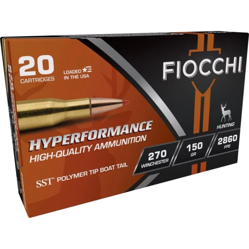 Fiocchi Extrema .270 Winchester 150 gr SST rifle ammunition 20-round box