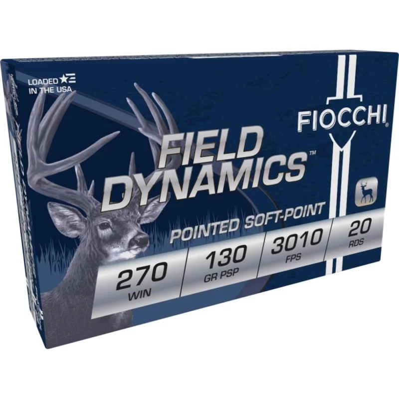 Fiocchi .270 Winchester 130 grain pointed soft point 20 round box
