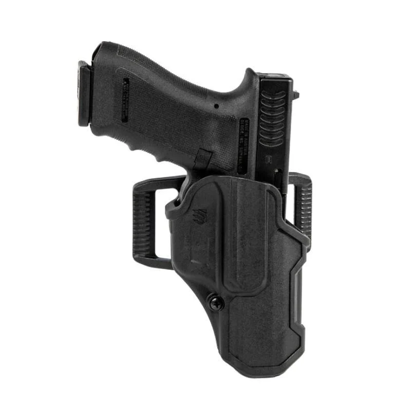 BLACKHAWK T-Series L2C Compact OWB Holster for S&W M&P Shield 9/40, Right Hand, Black