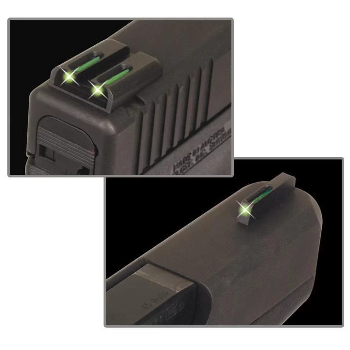 TRUGLO Brite-Site TFO Kimber front and rear sights, green tritium and fiber optic