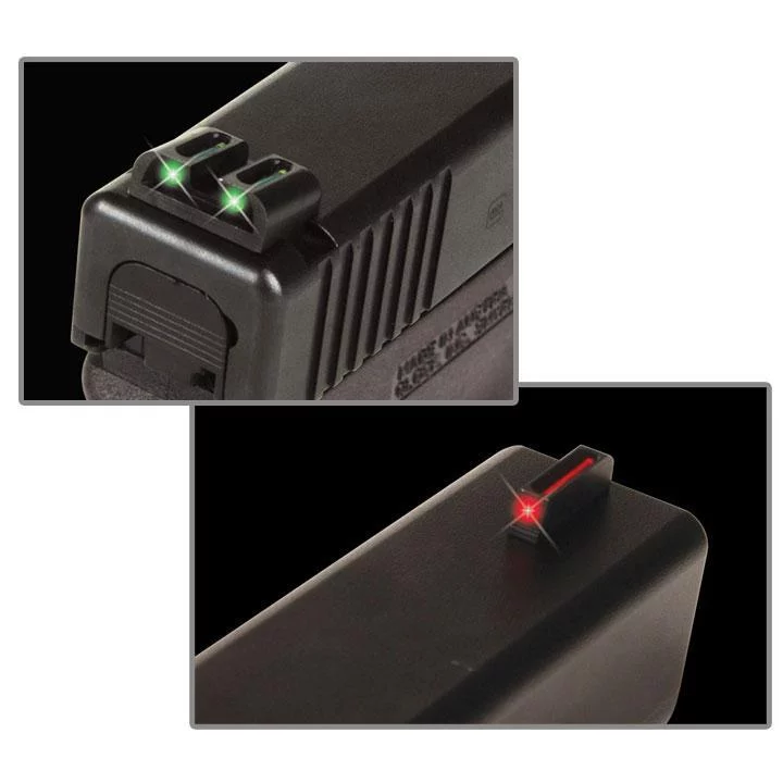 TRUGLO fiber optic front (red) and rear (green) sight set for Smith & Wesson M&P pistols
