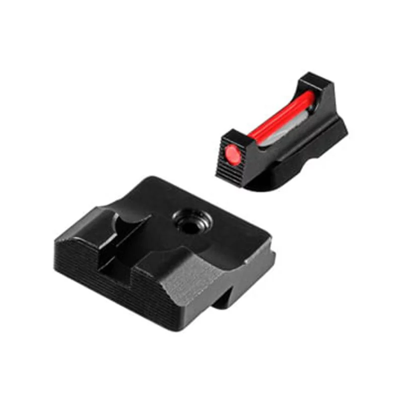 Truglo FO PRO CZ SP-01 red fiber-optic front and black rear pistol sights