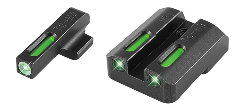 Truglo TG13HP1A TFX day/night tritium and fiber-optic sights for HK P30 in black nitride finish