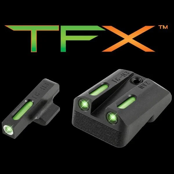 TRUGLO TFX 1911 sight set .270 front and .500 rear for Novak LoMount