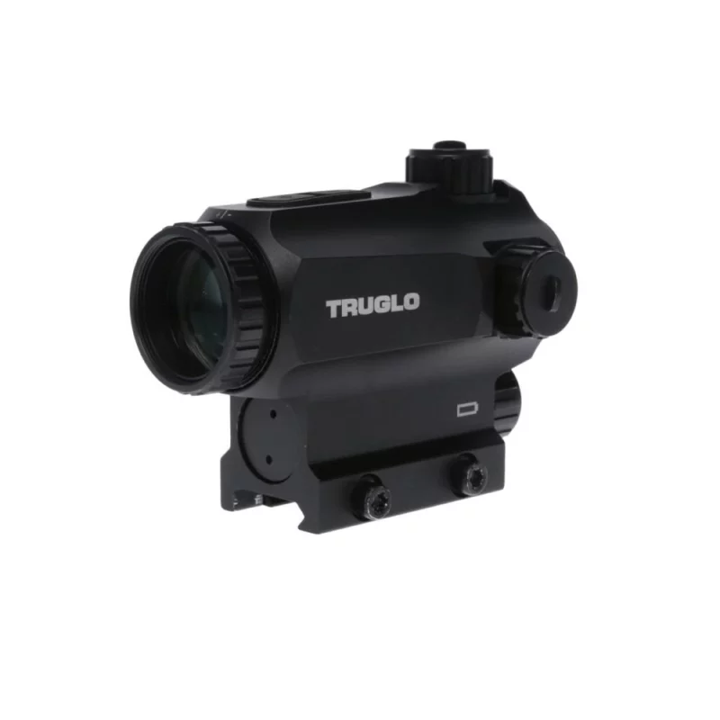 Truglo Prism 25mm 6 MOA red dot sight with etched reticle, black