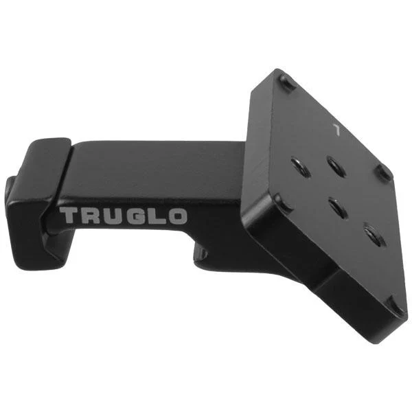 TRUGLO 45 Degree Offset Red Dot Sight Mount black CNC-machined aluminum for Picatinny/Weaver rails