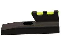 Truglo TGTG975G green fiber-optic front sight with black CNC-machined steel frame