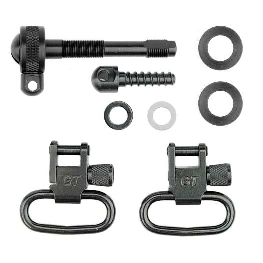 GrovTec locking swivel set for Remington 742 ADL with 1-inch loops and black-oxide finish
