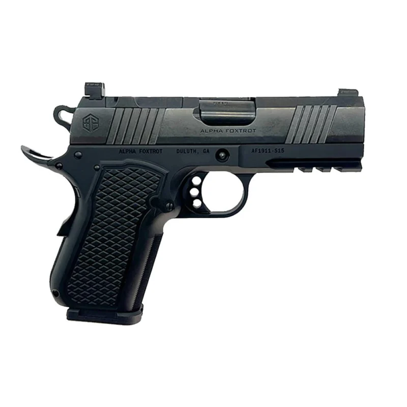 Alpha Foxtrot AF1911-S15 Handgun 9mm 15rd 3.5" DLC