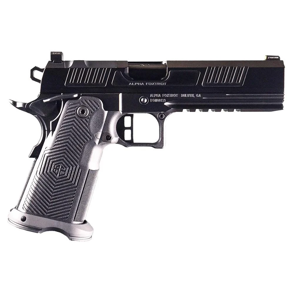Alpha Foxtrot AF1911 Romulus 9mm 5-inch barrel black polished DLC
