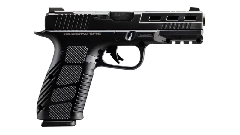 Rock Island STK100 9mm pistol 4.5 inch barrel black aluminum frame