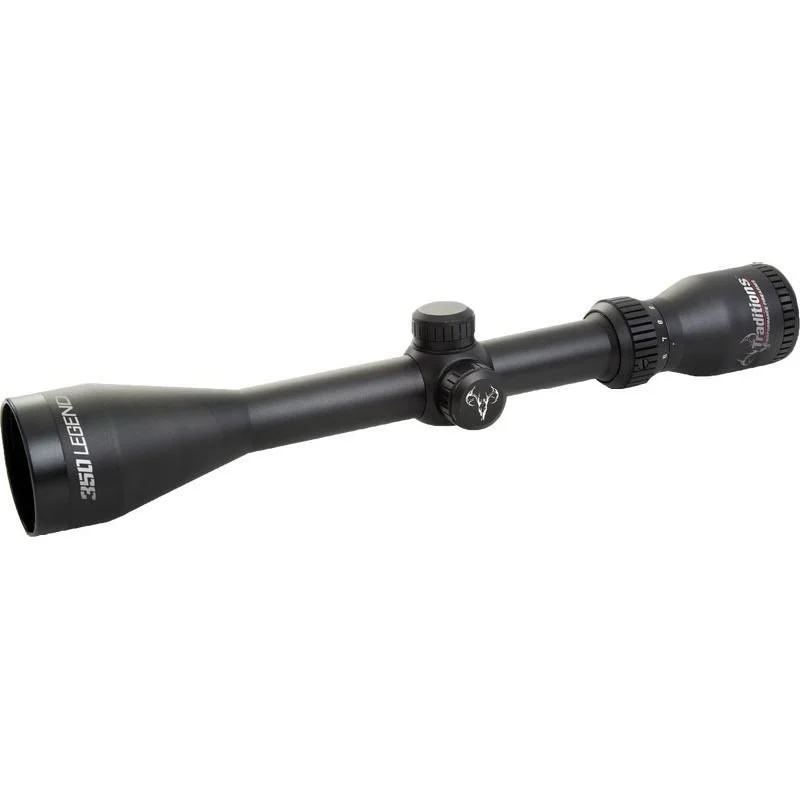 Traditions 3-9x40 350 Legend illuminated BDC rifle scope 1 inch tube matte finish