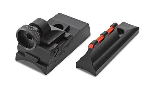 Traditions Peep Sight fiber optic rear peep with front fiber optic, fits straight non-tapered barrels