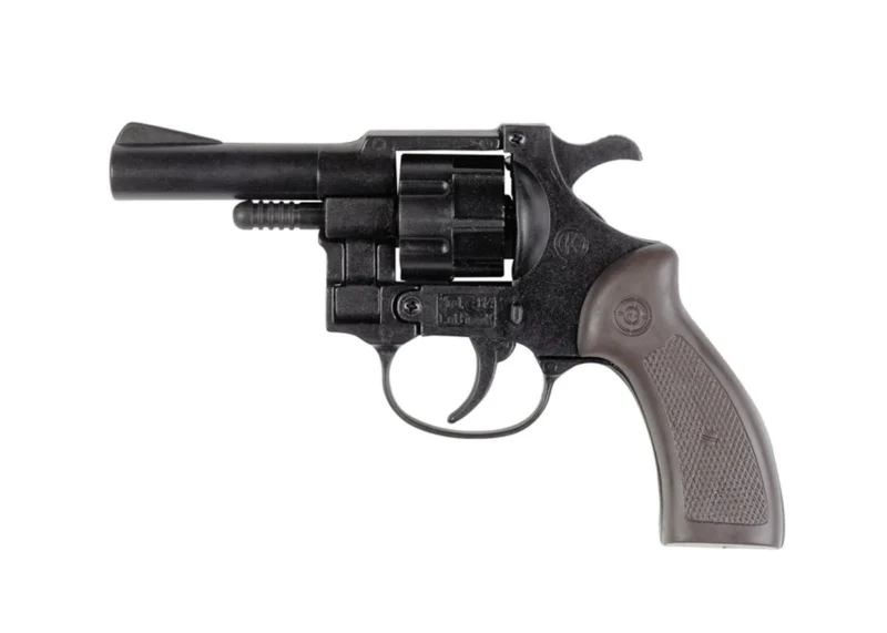Traditions 314 starter pistol 6mm (.22) 7-round alloy black finish red plug