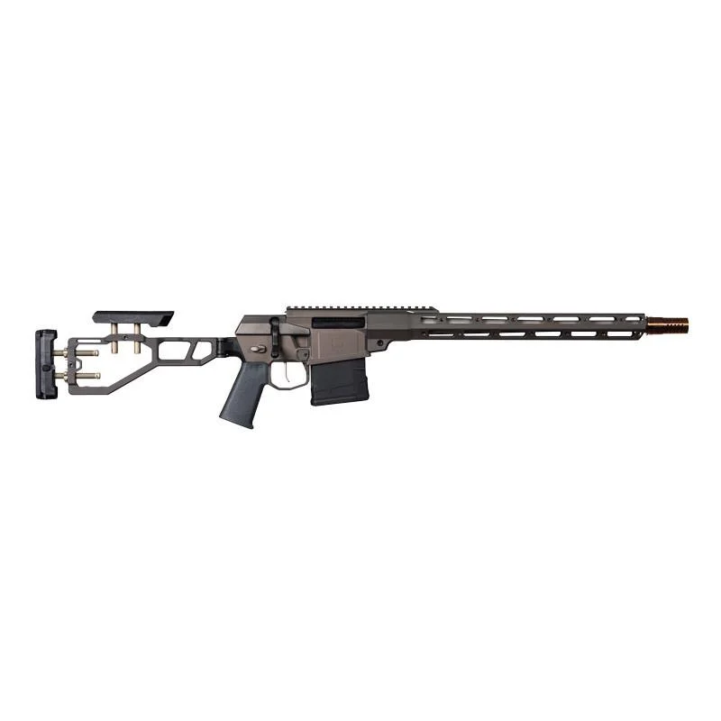 Q The Fix 8.6 Blackout 16-inch rifle in black and gray with folding stock