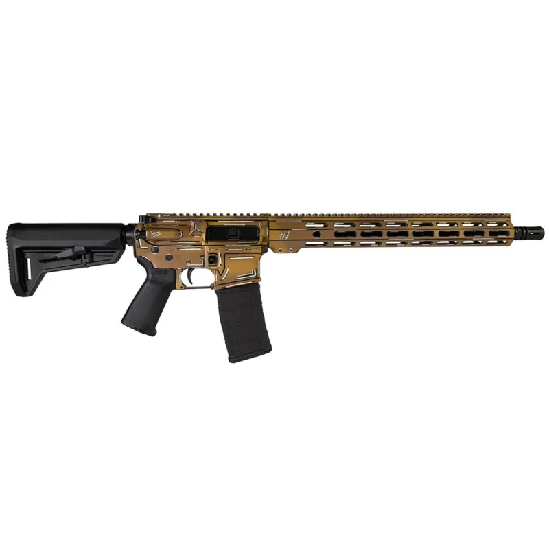 Shark Coast Tactical Anime- FDE 5.56mm rifle with 16 inch barrel and 15 inch M-LOK handguard