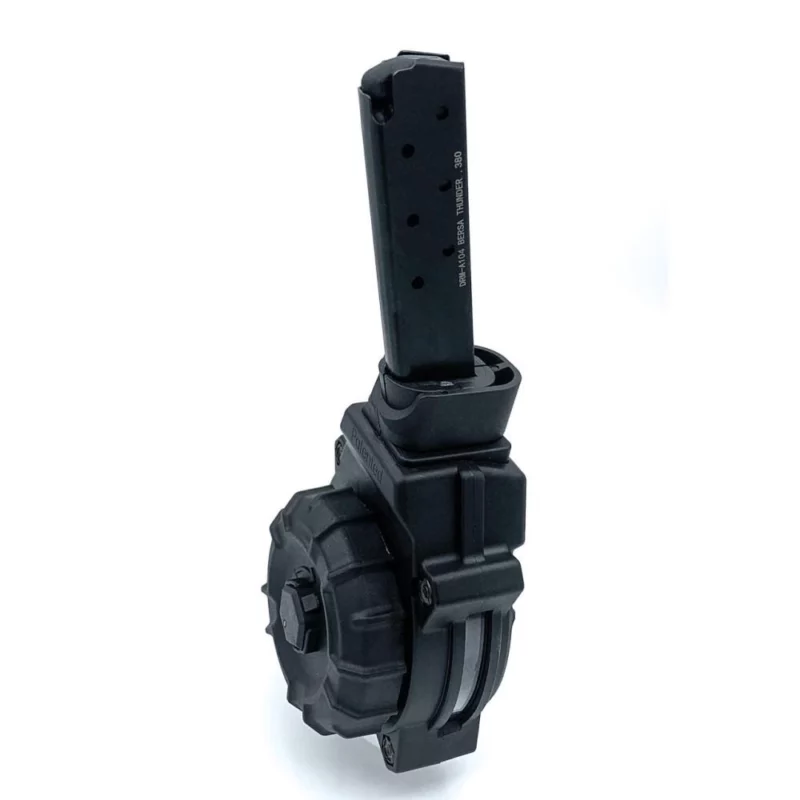 ProMag DRMA104 30-round drum magazine for Bersa Thunder .380 ACP, black