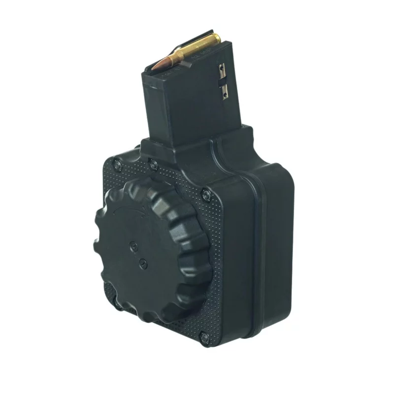 ProMag DRMA1 50-round black polymer drum magazine for AR-308 (.308 Win / 7.62x51 NATO)