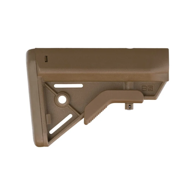 B5 Systems Bravo Mil-Spec AR-15 collapsible stock in Coyote Brown