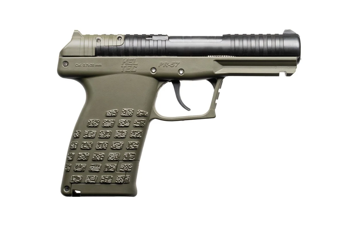 Kel-Tec PR57 pistol 5.7x28mm 4.64in OD green optic-ready