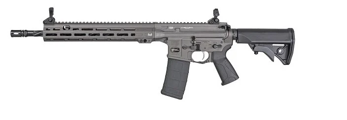 LWRC ICMKII 5.56 NATO 16.1 inch Tungsten Grey Cerakote modern sporting rifle