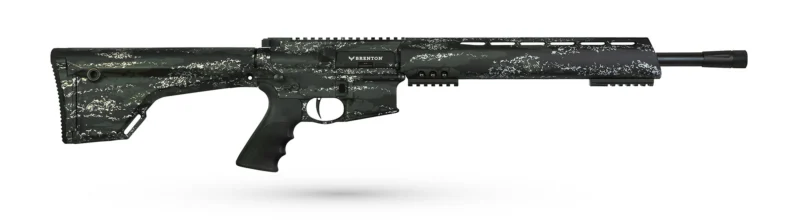 Brenton Stalker 18 rifle in MarbleKote Midnight Camouflage, .223 WYLDE, 18-inch barrel