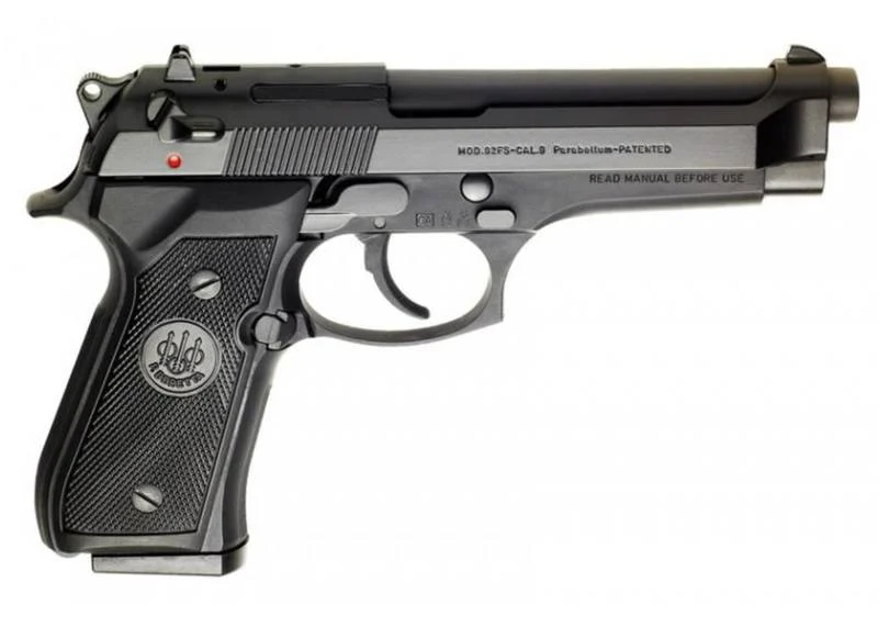 Beretta 92FS 9mm Pistol, 4.9 in Barrel, 3x15-Round Mags