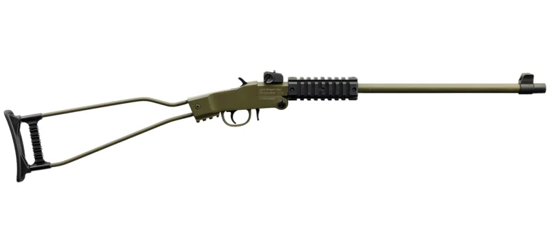 Chiappa Little Badger 22LR rifle in OD green with black pack