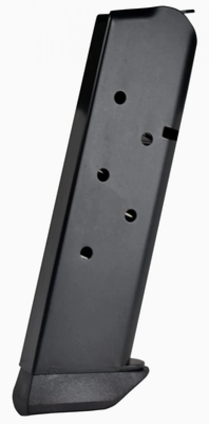 Springfield Armory 1911 blued steel 7-round .45 ACP magazine with slam pad