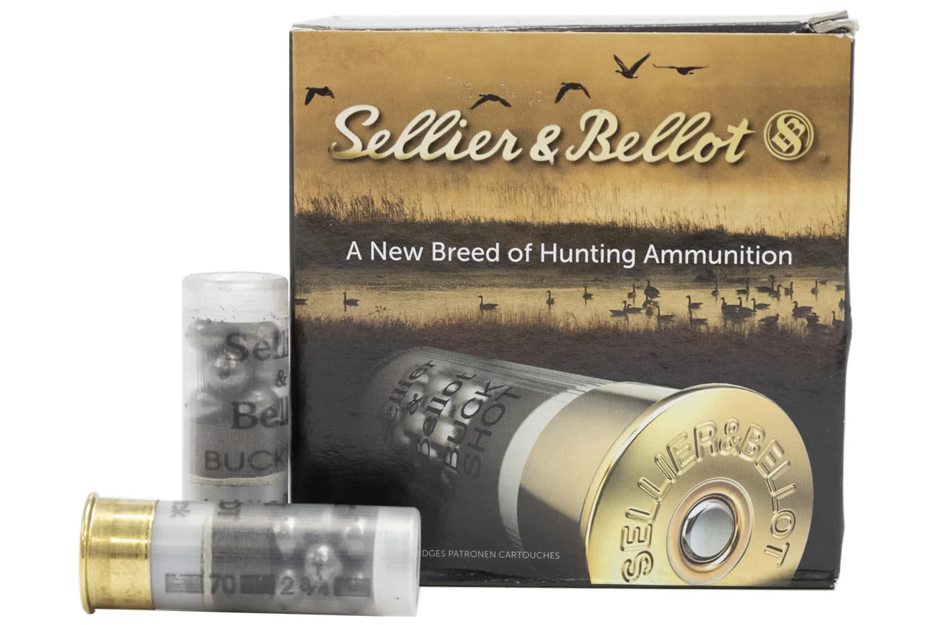lier & Bellot 12GA 2.75 00 Buck 25 Rnds Ammo