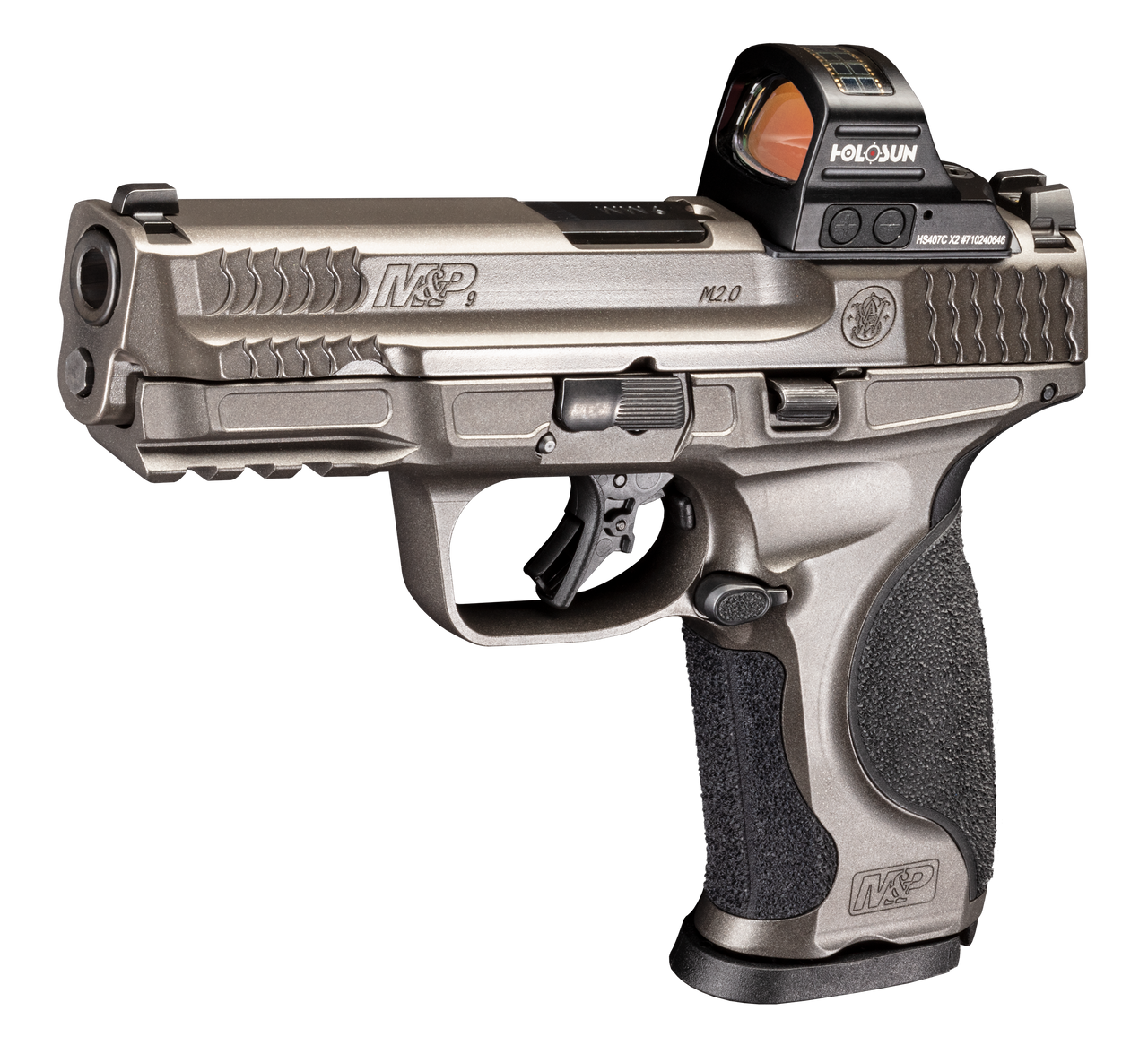 Smith & Wesson M&P9 M2.0 Metal 9mm 4.25 inch with Holosun HS407C red dot