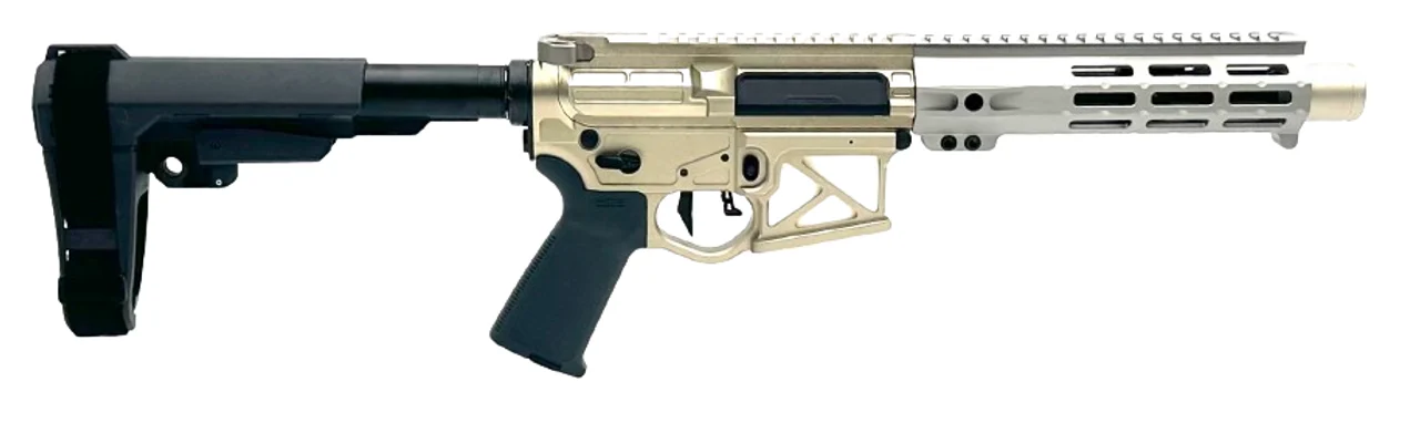 Zeus Arms Aristaeus 300 Blackout 8-inch pistol with SBA3 brace and 9-inch handguard