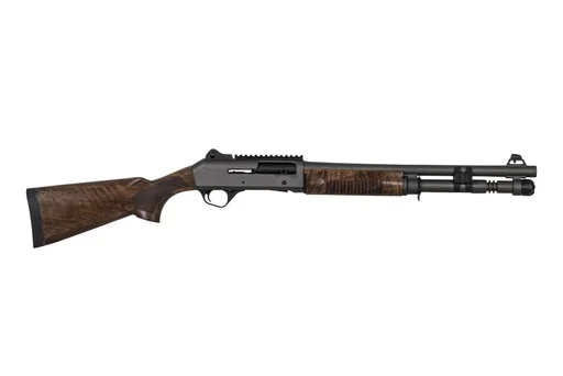 Panzer Arms M4 Tactical 12GA 18.5in gray Cerakote with walnut stock