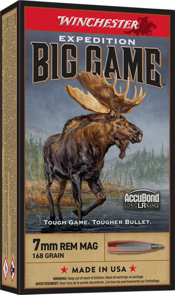 Winchester Expedition Big Game Long Range 7mm Rem Mag 168 gr AccuBond LR box