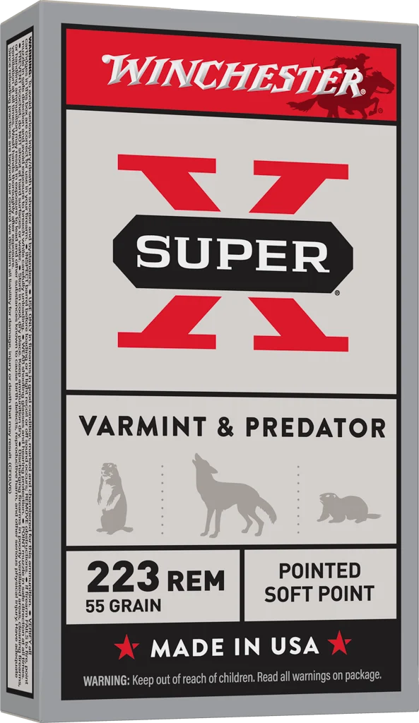 Winchester Super-X .223 Rem 55 gr JSP 20 rd box product image