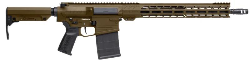 CMMG Resolute MK3 8.6 Blackout rifle with 16.1 inch barrel and Midnight Bronze finish
