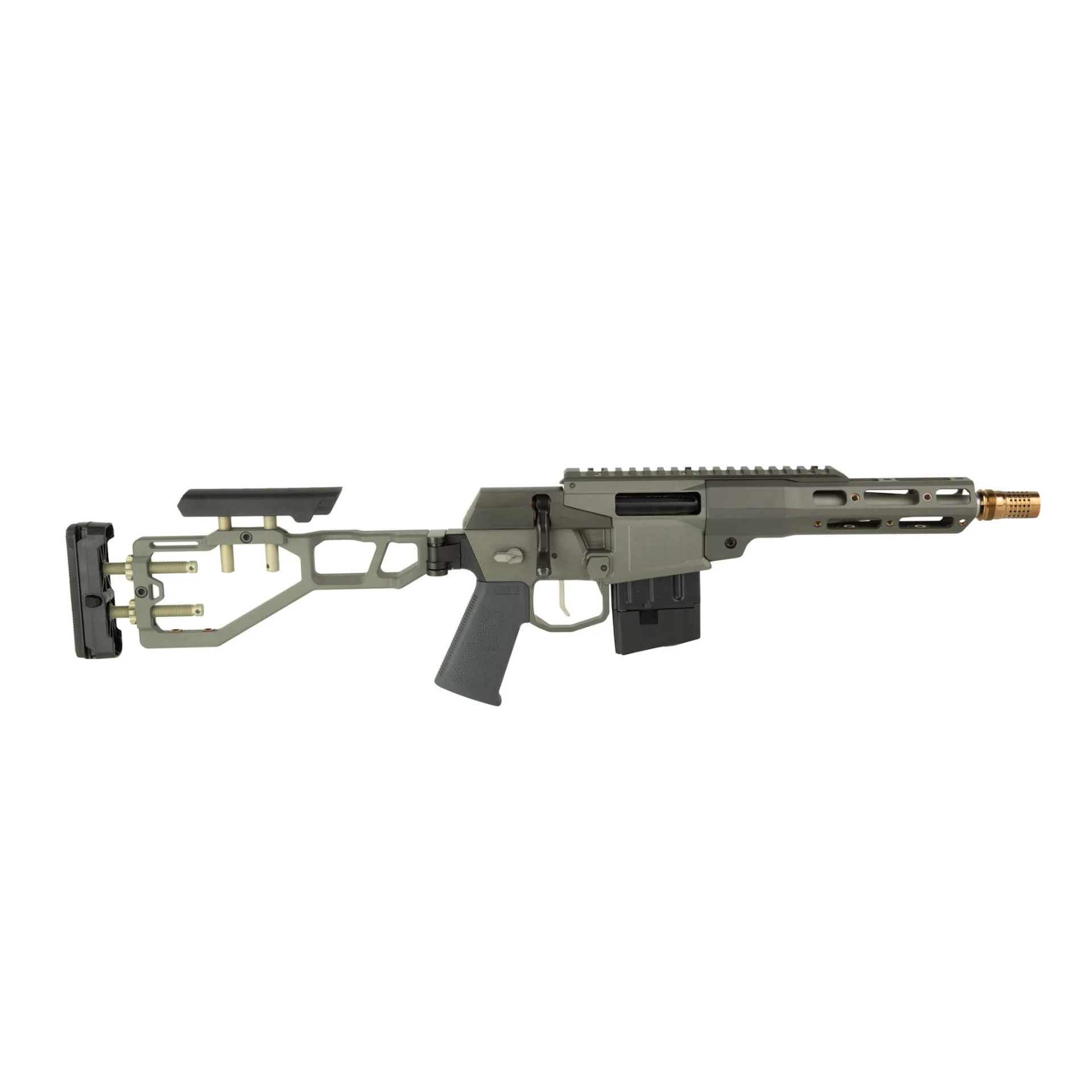 Q Mini Fix .300 AAC Blackout SBR 8-inch bolt-action rifle in Black Cerakote