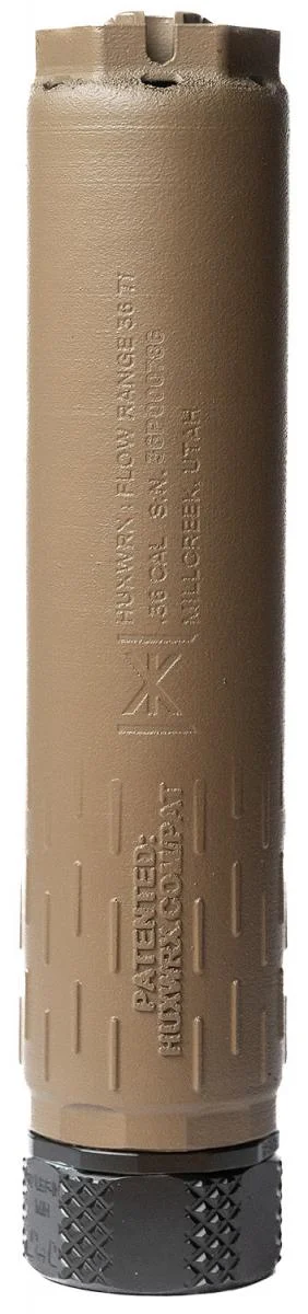 Huxwrx Flow Range 36 Ti suppressor 6.67 inch titanium