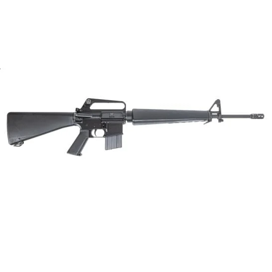H&R Retro M16A1 20-inch 5.56 NATO rifle in black with threaded barrel