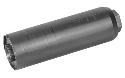 Q LLC Jumbo Shrimp 6.5 Creedmoor titanium suppressor in Black PVD, 5.7 in length