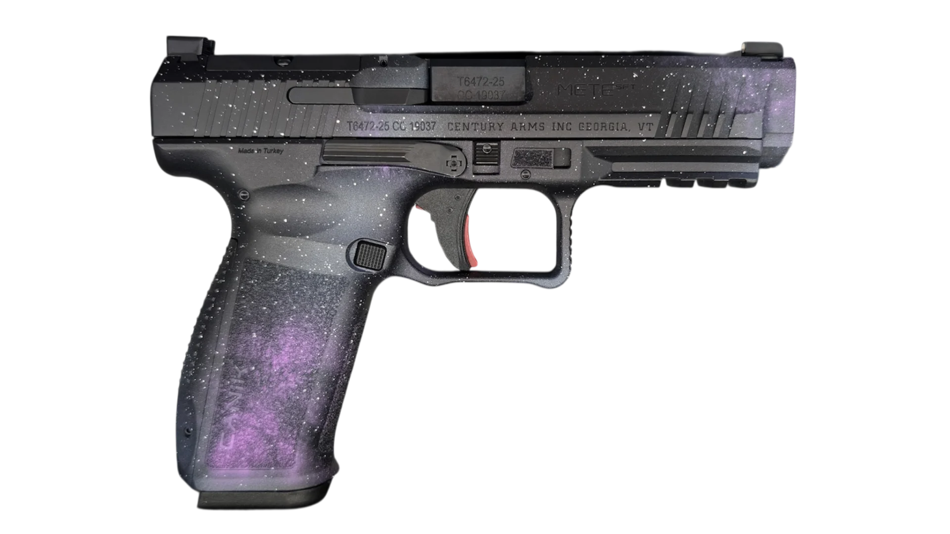 Canik Mete SFT Galaxy 9mm black pistol, 4.46 in barrel