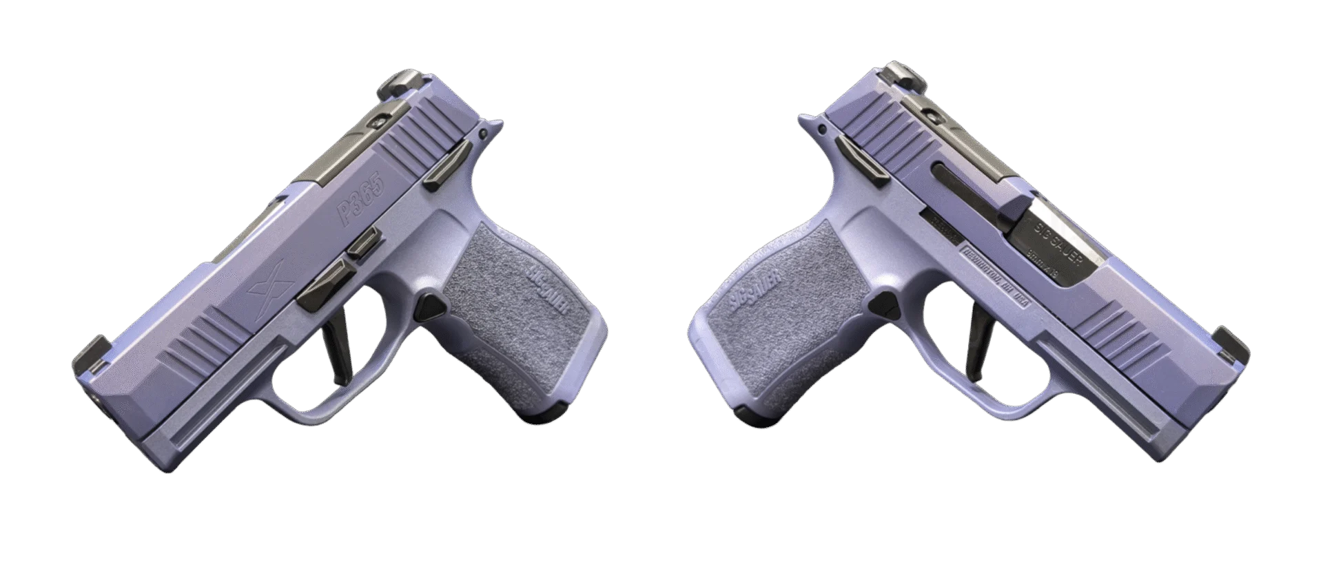 Sig Sauer P365X 2-Tone Purple 9mm pistol 3.10 inch optic-ready manual safety