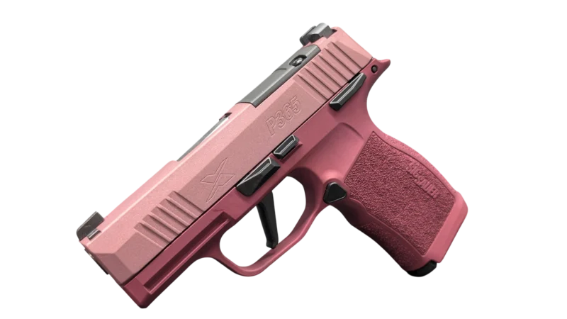 SIG SAUER P365X 9mm pistol 3.1 in two-tone blush with optic plate