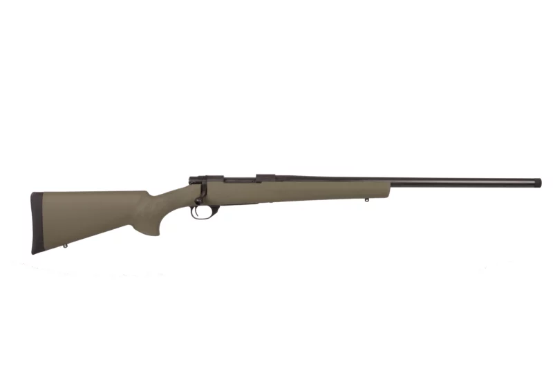 Howa M1500 Hogue 6.5 Creedmoor 24in heavy threaded barrel green Hogue stock