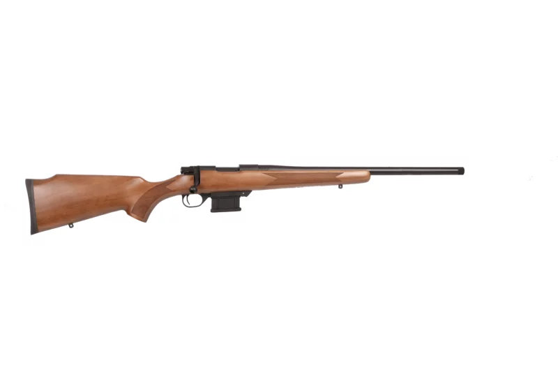 HOWA Mini Hunter 6.5mm Grendel 20in threaded barrel walnut stock rifle